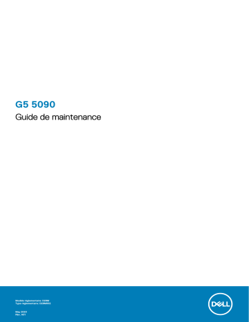Dell G5 5090 gseries desktop Manuel utilisateur | Fixfr