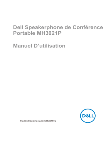 Dell MH3021P Mobile Adapter Speakerphone Manuel utilisateur | Fixfr