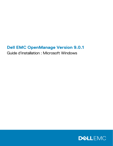 OpenManage Server Administrator Version 9.0.1 | Dell OpenManage Software Version 9.0.1 software Manuel du propriétaire | Fixfr