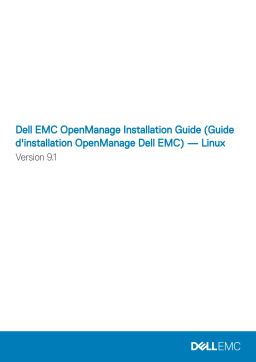Dell OpenManage Software Version 9.1 software Manuel du propriétaire