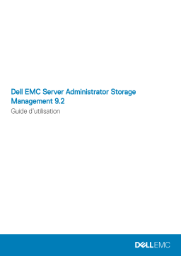 Dell OpenManage Server Administrator Version 9.2 software Manuel utilisateur