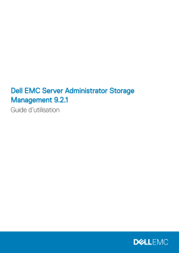 Dell OpenManage Server Administrator Version 9.2.1 software Manuel utilisateur