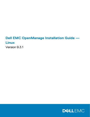 OpenManage Software Version 9.3.1 | Dell OpenManage Server Administrator Version 9.3.1 software Manuel du propriétaire | Fixfr