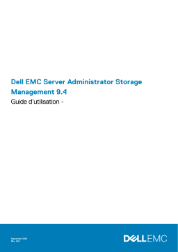 Dell OpenManage Server Administrator Version 9.4 software Manuel utilisateur