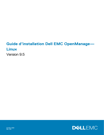 OpenManage Server Administrator Version 9.5 | Dell OpenManage Software Version 9.5 software Manuel du propriétaire | Fixfr