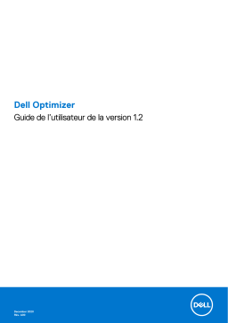 Dell Optimizer software Manuel utilisateur