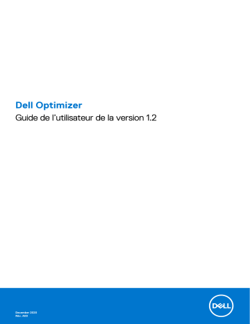 Dell Optimizer software Manuel utilisateur | Fixfr
