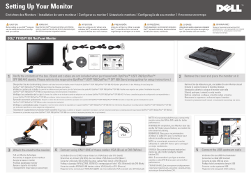 Dell P190s electronics accessory Guide de démarrage rapide | Fixfr