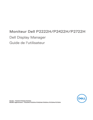 Dell P2422H electronics accessory Manuel utilisateur | Fixfr