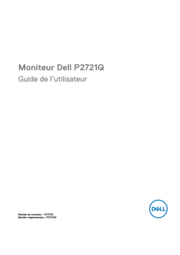 Dell P2721Q electronics accessory Manuel utilisateur