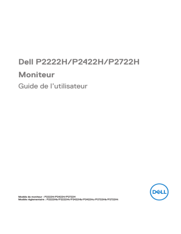 Dell P2722H electronics accessory Manuel utilisateur | Fixfr