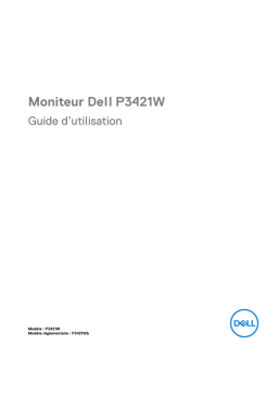 Dell P3421W electronics accessory Manuel utilisateur