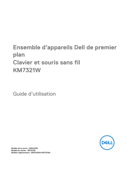 Dell Premier Multi Device Wireless Keyboard and Mouse KM7321W electronics accessory Manuel utilisateur