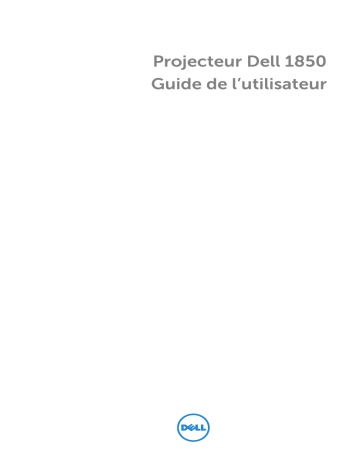 Dell Projector 1850 electronics accessory Manuel utilisateur | Fixfr