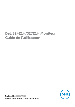 Dell S2421H electronics accessory Manuel utilisateur