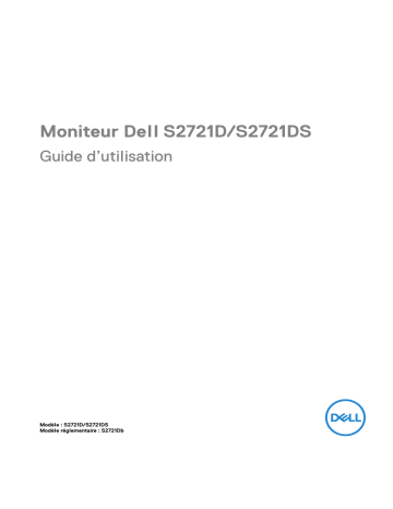Dell S2721DS electronics accessory Manuel utilisateur | Fixfr
