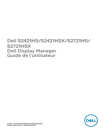Dell S2721HSX electronics accessory Manuel utilisateur | Fixfr