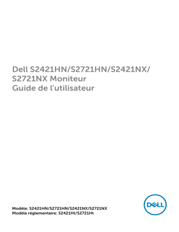 Dell S2721NX electronics accessory Manuel utilisateur | Fixfr