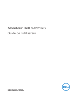 Dell S3221QS electronics accessory Manuel utilisateur