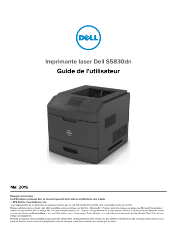 Dell S5830dn Smart Printer electronics accessory Manuel utilisateur | Fixfr