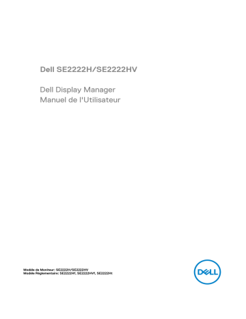 Dell SE2222H electronics accessory Manuel utilisateur | Fixfr