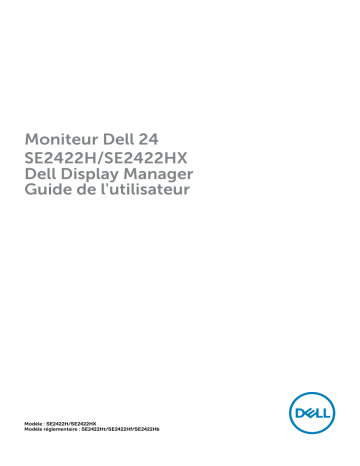 Dell SE2422H electronics accessory Manuel utilisateur | Fixfr