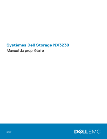 Dell Storage NX3230 storage Manuel du propriétaire | Fixfr