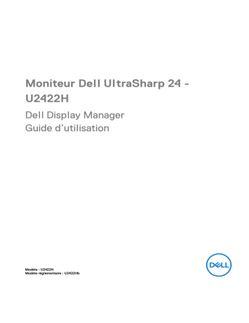 Dell U2422H electronics accessory Manuel utilisateur | Fixfr