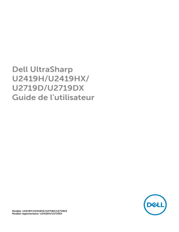 Dell U2719D electronics accessory Manuel utilisateur | Fixfr