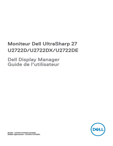 Dell U2722D electronics accessory Manuel utilisateur | Fixfr