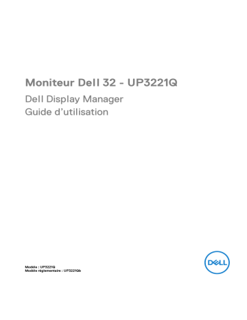 Dell UP3221Q electronics accessory Manuel utilisateur | Fixfr