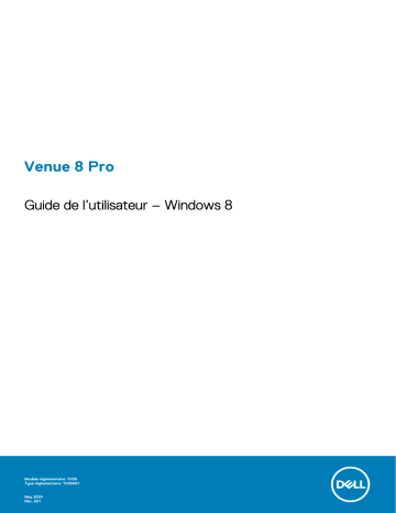 Dell Venue 8 Pro 5855 tablet Manuel utilisateur | Fixfr