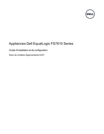 Dell EqualLogic FS7610 storage Manuel du propriétaire | Fixfr