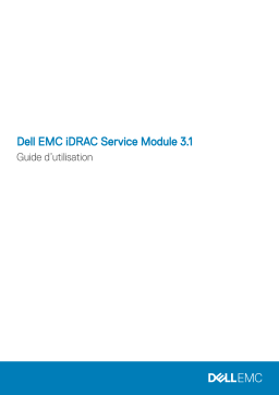 Dell iDRAC Service Module 3.1 software Manuel utilisateur