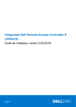 Dell 3.0x Series iDRAC9 Manuel utilisateur