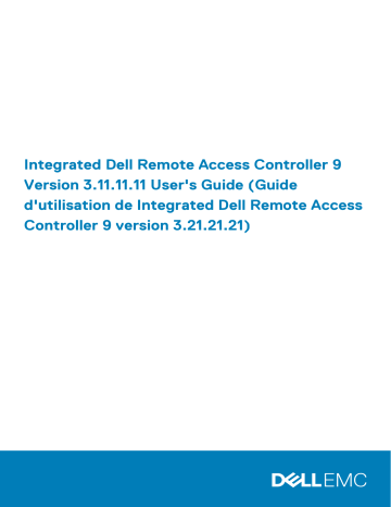 Dell 3.1x Series iDRAC9 Manuel utilisateur | Fixfr