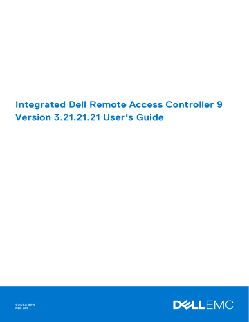 Dell 3.2x Series iDRAC9 Manuel utilisateur | Fixfr