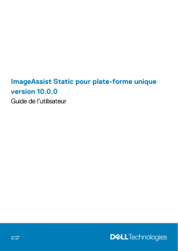 Dell ImageAssist software Manuel utilisateur