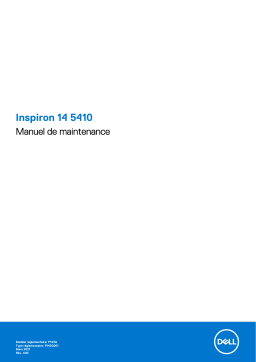 Dell Inspiron 14 5410/5418 laptop Manuel utilisateur