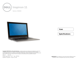 Dell Inspiron 3158 2-in-1 laptop spécification