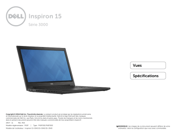Dell Inspiron 3543 laptop spécification | Fixfr