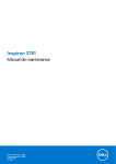 Dell Inspiron 3781 laptop Manuel utilisateur