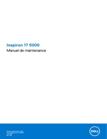 Dell Inspiron 5770 laptop Manuel utilisateur | Fixfr