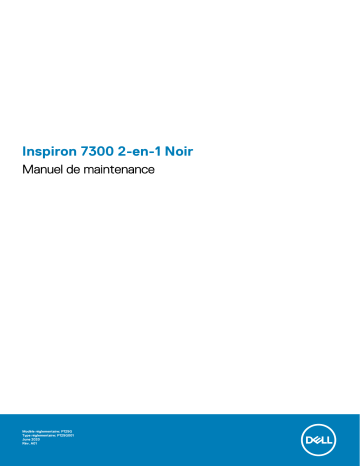 Dell Inspiron 7300 2-in-1 laptop Manuel utilisateur | Fixfr