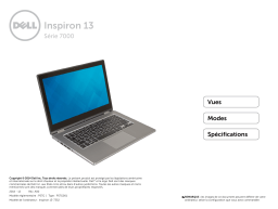 Dell Inspiron 7352 laptop spécification