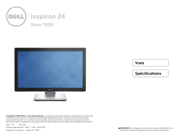 Dell Inspiron 7459 desktop spécification | Fixfr