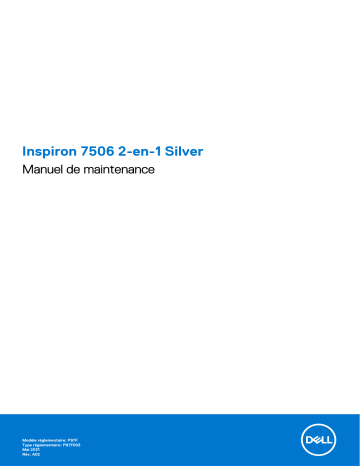 Dell Inspiron 7506 2-in-1 laptop Manuel utilisateur | Fixfr