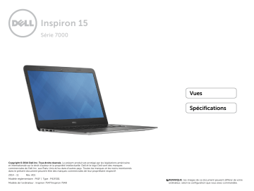 Dell Inspiron 7548 laptop spécification | Fixfr