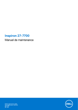 Dell Inspiron 7700 AIO desktop Manuel utilisateur
