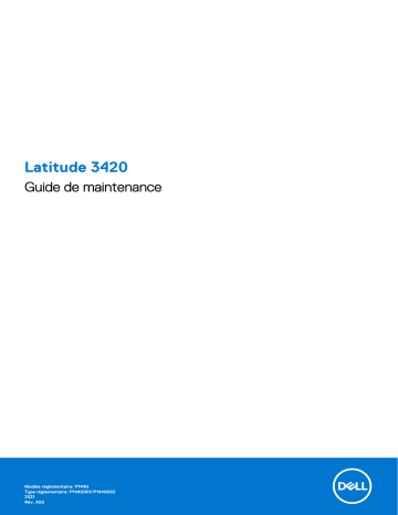 Dell Latitude 3420 laptop Manuel du propriétaire | Fixfr